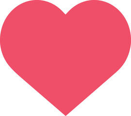 赤いハートのベクターイラスト素材