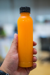 Classic lamp with dark blue tone dirty concrete background wall.