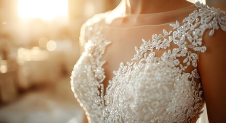 Beautiful wedding dress