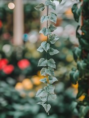 Gardeners take care of plants in the greenhouse