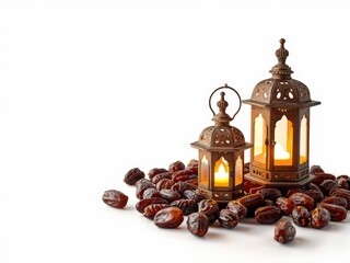 Lanterns and dates for celebration