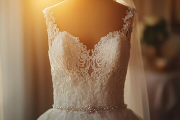 Beautiful wedding dress