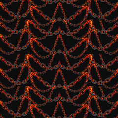 spider web with dew drops