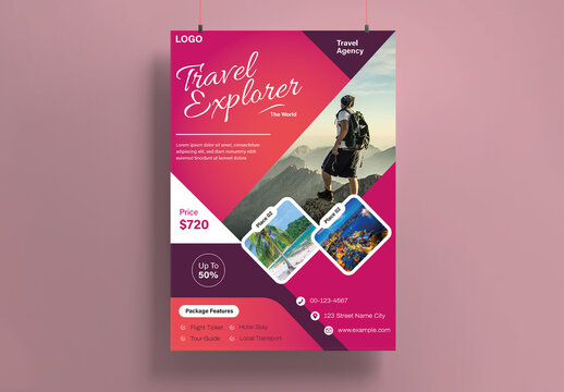 Travel Promotion Poster Template