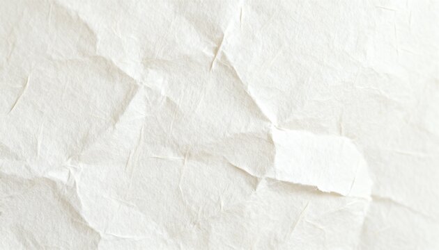 Kraft paper, crumpled paper, folded paper, scrambled paper. paper background,, textured paper. white scrambled page Simple and clean paper background. Texture overlay. 