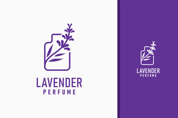 Lavender perfume logo symbol icon design