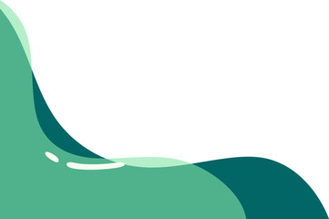 Abstract Wave Corner Shape