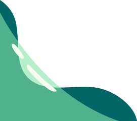 Abstract Wave Corner Shape