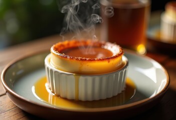 Caramelized Sugar-Crust Ramekin Delight Elegant Gourmet Treat Petite