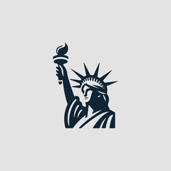 Lady Liberty Logo © Fajarhidayah11