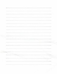 Clean simple lined paper, paper, sheet, letter, paper background. Notebook, writing paper, seamless, page, cloth, chart, school book, paper. graphic, design background. Simple paper.