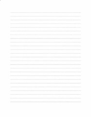 Clean simple lined paper, paper, sheet, letter, paper background. Notebook, writing paper, seamless, page, cloth, chart, school book, paper. graphic, design background. Simple paper.