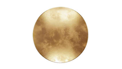 Golden Circle with Textured Surface