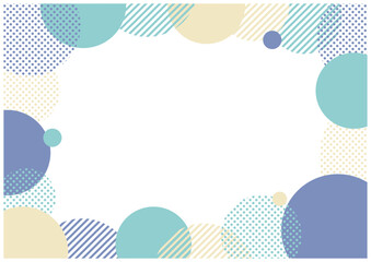 水玉模様のフレーム