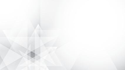 Abstract white and gray color, modern design stripes background with geometric shape and glowing light. Vector illustration.