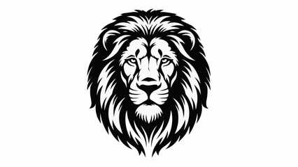 Obraz premium Majestic Lion Head Illustration.