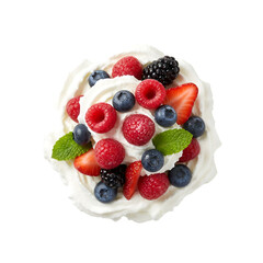 Obraz premium Light, airy cream whipped to soft perfection. Smooth, delicate, and perfect for topping desserts.