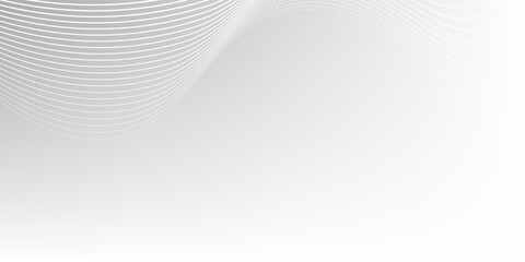 Minimalist white abstract background with line ornament. modern design vector