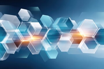 Abstract science concept with flowing curves and orbs representing data and motion