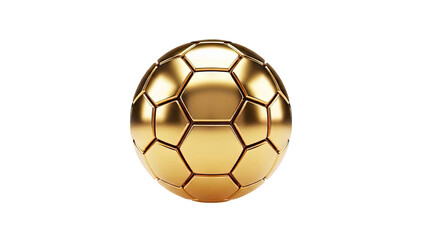 Obraz premium Golden Soccer Ball Trophy