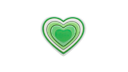 Nested Green Hearts