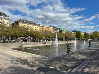 Kungstr&auml;dg&aring;rden in Stockholm, Sweden, Northern Europe