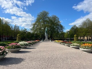 Naklejka premium Kungsträdgården in Stockholm, Sweden, Northern Europe