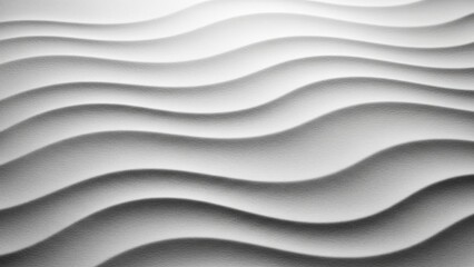 Obraz premium Elegant textured surface with smooth wave patterns and subtle shadows creating a serene minimalist