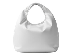 Minimalist silver handbag