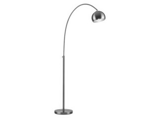 Modern arched floor lamp with spherical shade