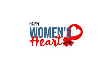 Women's Heart Week Holiday Concept