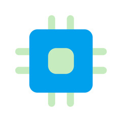 Obraz premium chip duo tone icon