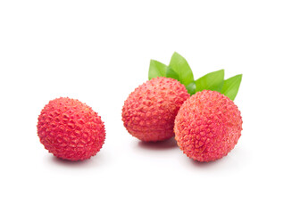Juicy lychee fruits