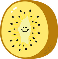 Fototapeta premium Yellow Kiwi