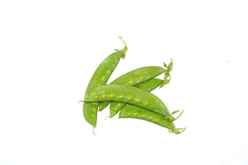 Snow peas are a type of pea with flat pods that are edible both the pods and the small seeds inside. They have a mildly sweet taste and are commonly used in stir-fries.