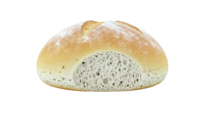 Crusty Bread Roll with Open Crumb Texture