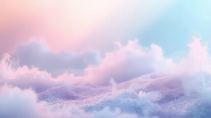 Dreamy pastel cloudscape
