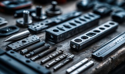 Precision Tools for Defense Manufacturing in a Studio Setting with Sharpened Metal Parts