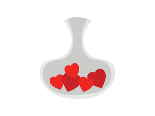 Heart Love Bottle Valentines Day
