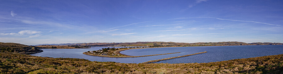 Sunny Winter Day at the Bodega Bay Inlet and Campground