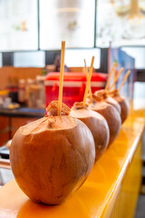 Coconut drink from Da Nang, Vietnam