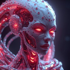 Advanced cybernetic face