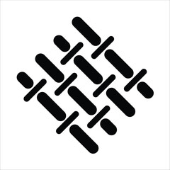 fabric icons. simple solid vector illustration