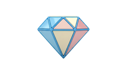 Multicolor Diamond Puzzle