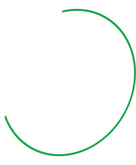 green circle vector illustration design