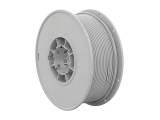 Spool of gray wire