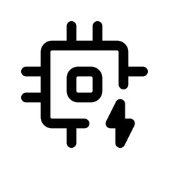 artificial intelligence line icon