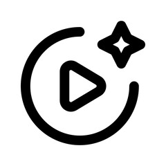 video line icon