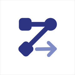 workflow icons. simple colored vector illustration