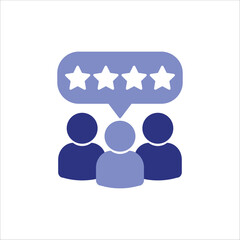 customer satisfaction icons. simple colored vector illustration